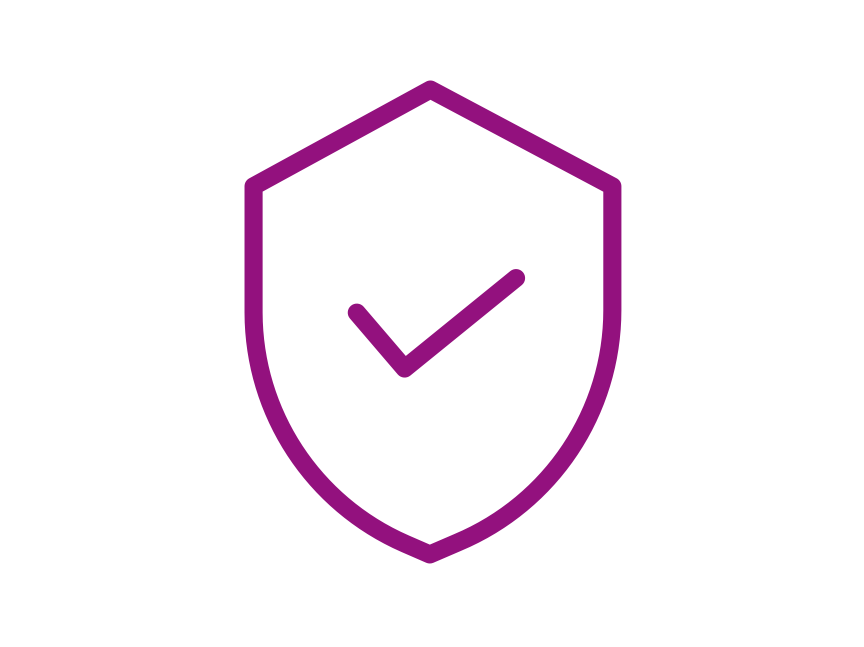 Guarantees icon purple